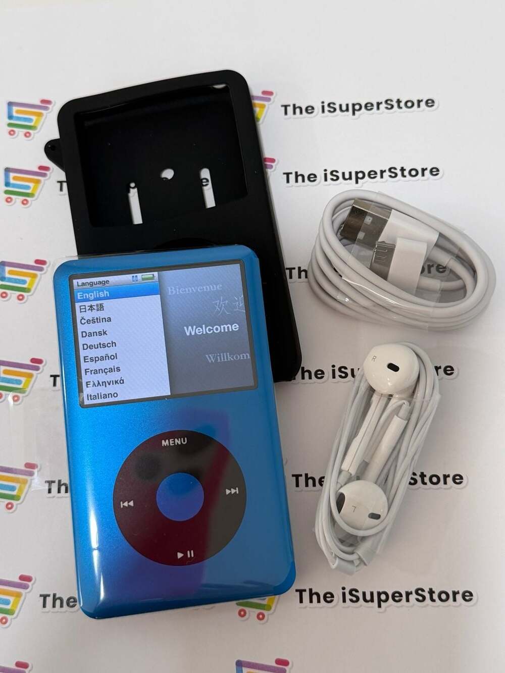 Apple iPod Classic 7th Generation 1 TB - Blue Blue - 1 YR CPS Warranty